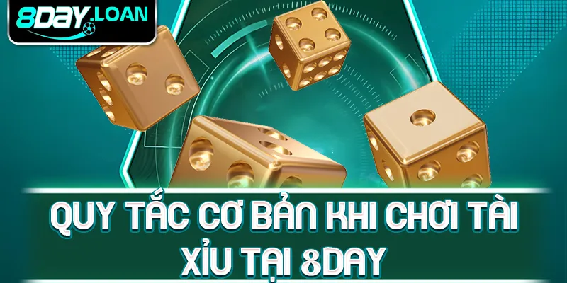 Quy tắc cơ bản khi chơi tài xỉu tại 8day